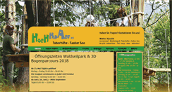 Desktop Screenshot of hochhinauf.at